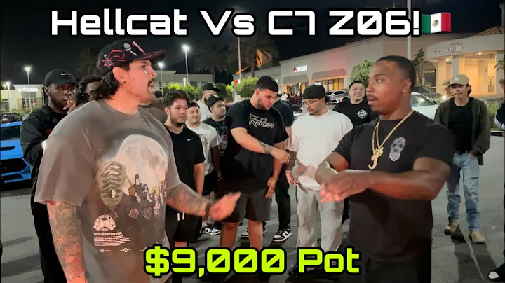 Hellcat Vs C7 Z06! $9,000 Pot #Dodge #Hellcat #Corvette