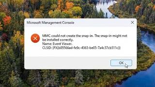 MMC Could Not Create the Snap-in Windows 11/10 FIX