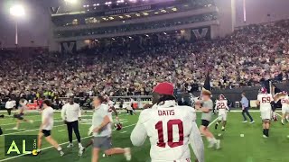 Raw footage of Vanderbilt's on-field celebration after knocking off No.1 Alabama
