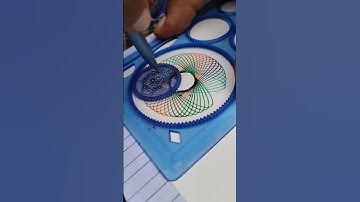 spirograph art green blue orange colour #trending#art#spirograph #drawing #shortvideo #shorts #viral