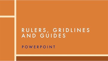 Rulers, Gridlines and Guides