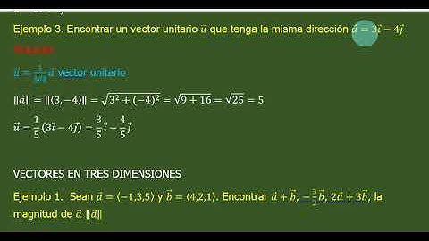 VECTORES EN DOS Y TRES DIMENSIONES