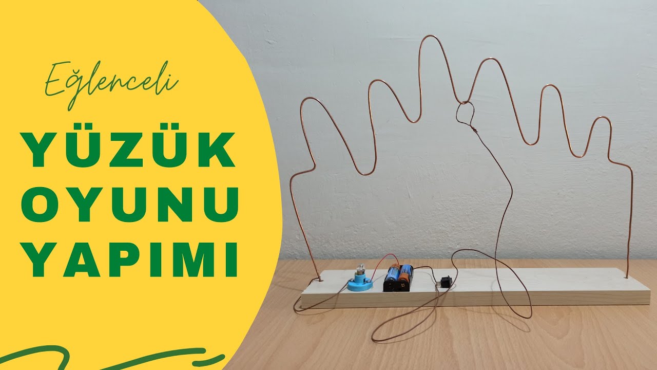 Evde Basit Yüzük Denge Oyunu Nasıl Yapılır?