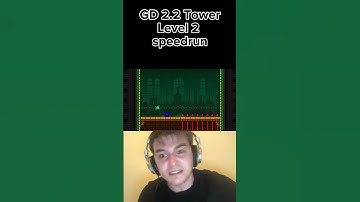 Geometry Dash 2.2 The Tower Level 2 Speedrun #shorts #geometrydash #gd  #memes #gdmemes