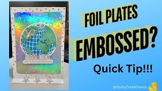 Easy Hot Foil Plate Hack No Heat!
