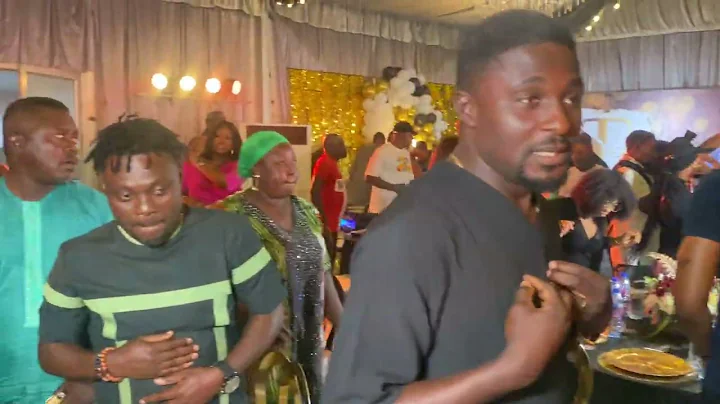 NIYI JOHNSON AND KUNLE AFOD DANCE AT TATA EMEKA SURPRISE BIRTHDAY PARTY