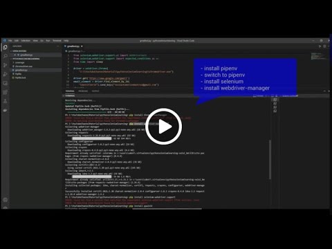 Python | Selenium| Windows | GmailLoginTest