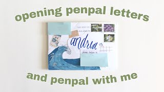 OPENING MY FIRST KPOP PENPAL LETTER AND PENPAL WITH ME