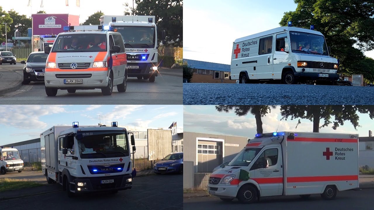 Kolonnenfahrt ELW 2x GW SAN RTW DRK Schnelleinsatzgruppe Lehrte kolonnenfahrt-elw-2x-gw-san-rtw-drk-schnelleinsatzgruppe-lehrte