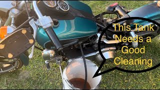 How to Clean a Motorcycle Fuel Tank at home, 1978 Harley Shovelhead Lowrider, Part 3