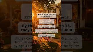 How to make your kid a millionaire 👀 #generationalwealth #investing #personalfinance #moneytips
