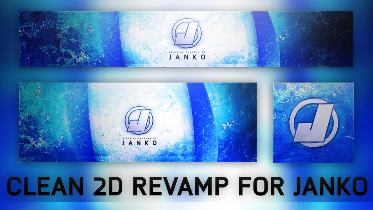 Photoshop Clean 2D Youtube Banner Speed Art - Youtube Banner Revamp