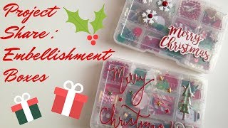 Jingle Lills Series : Ep 16 : Project Share : Embellishment Boxes 🎄🎅