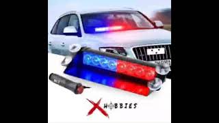 8 LED Red/Blue Car LED Police Strobe Flash Light Dash Emergency 8 LED Red/Blue Car LED Police Strobe Flash Light Dash Emergency