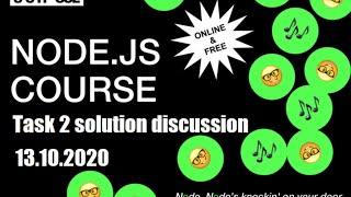 NodeJS 2020Q3. Task2 solution discution
