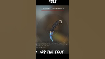 He Unboxed a "scar pattern" karambit...
