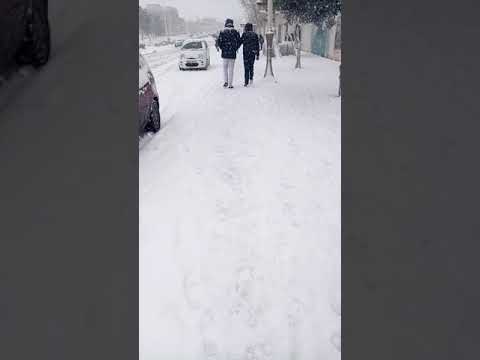 الله يبارك ثلوج في ولاية خنشلة