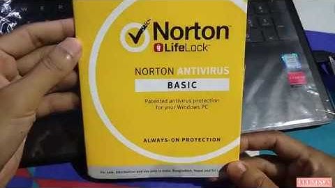 norton antivirus product key unboxing and review