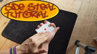 The side steal tutorial. Michael Ammar's go to move for quick card magic