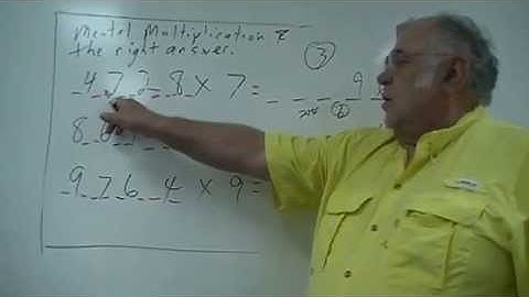 Single digit multiplication and checking by casting out nines.