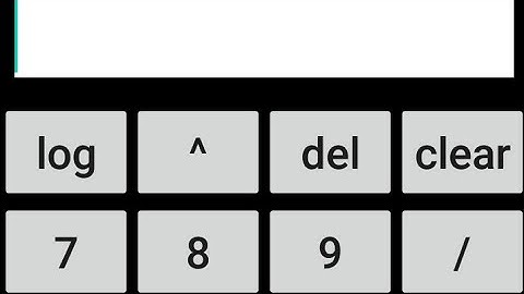 Create Scientific Calculator in Android Studio Using Java Operations part 5