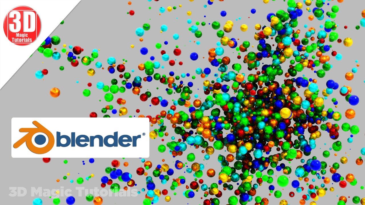 Blender 2.82 - Simple Particle Simulation in Eevee - YouTube