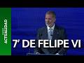 FELIPE VI invita a que los futuros retos se afronten con "una mirada conjunta y profunda"