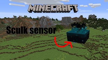 Minecraft Sculk Sensor 1.17