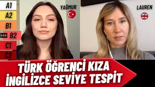 Türk Öğrenci Kıza İngilizce Seviye Tespit