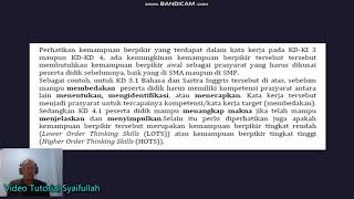 Video 3 Pemetaan SKL KI KD IPK