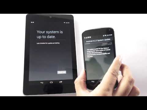 Install Android 4.2.2 on Nexus 4 & 7 - Firmware Update OTA - PhoneRadar