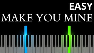 Mike Williams - Make You Mine (EASY Piano Tutorial)