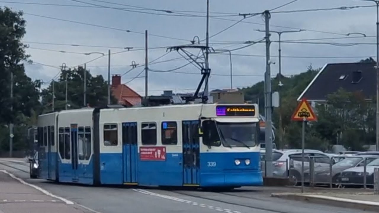 Spårvagnar i Göteborg samt färjor i södra skärgården Fredagen den 18:e Augusti 2023