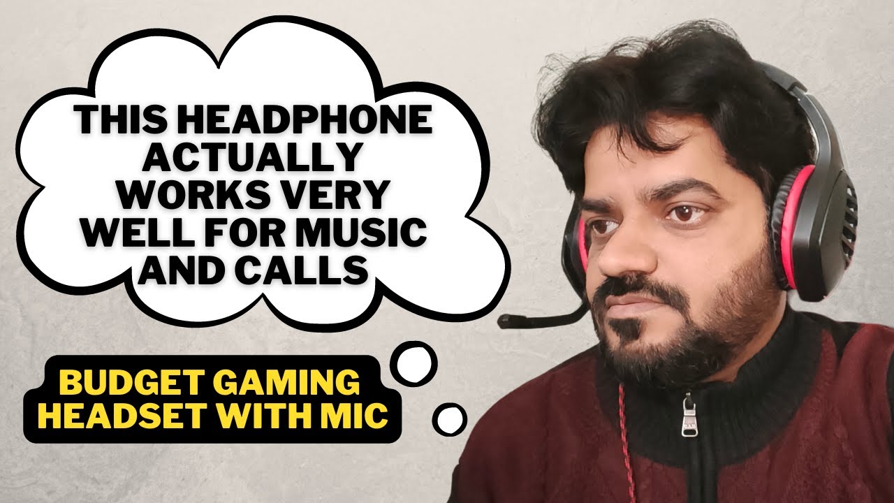 Budget Gaming Headset with 50mm Drivers and Mic, Cosmic Byte GS430