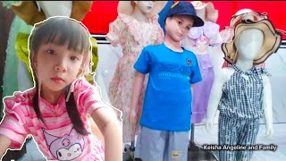 PART 2 !! KEISHA , KEVIN DAN MAMA GANTI BAJU PATUNG ADA DRESS KUROMI CANTIK SEKALI WARNA LILAC..