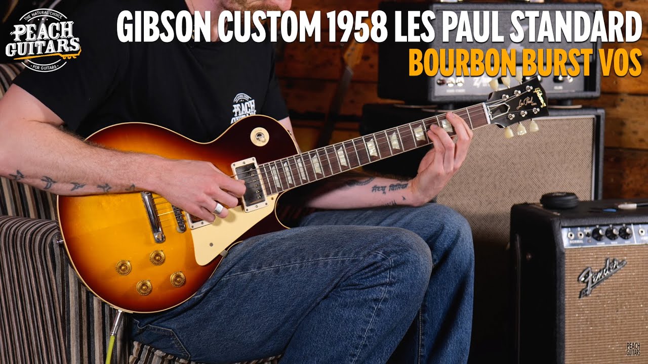 Gibson Custom 1958 Les Paul Standard Reissue VOS - Bourbon Burst