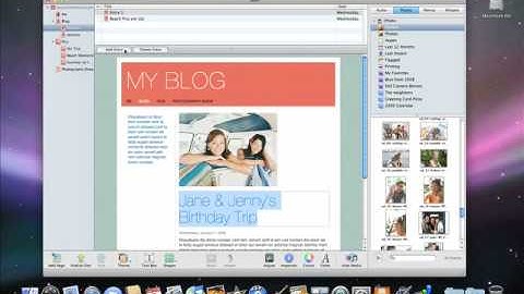 Adding A Blog to Your Website - iWeb Help