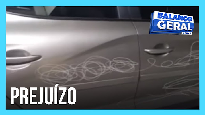 Motorista não paga flanelinha e tem carro riscado