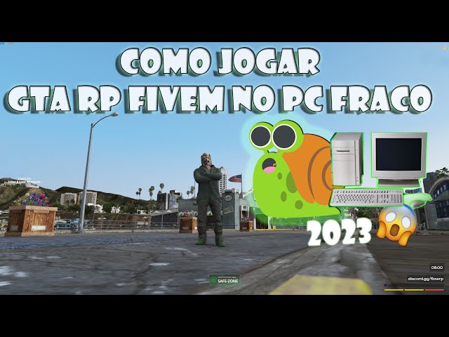 COMO JOGAR GTA 5/FIVEM EM QUALQUER PC E NOTEBOOK FRACO!! (2022) 