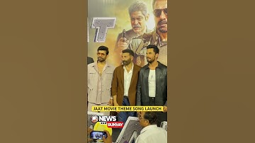 JAAT Theme Song Launch In Delhi | Sunny Deol | Randeep Hooda | Amrit Maan