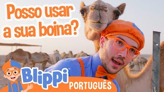 A Aventura do Blippi e o Camelo! 🐪 Melhores Episódios do Blippi 🟠 Vídeos Educativos para Crianças