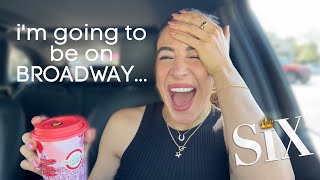 I&#39;M GOING TO BE ON BROADWAY. | coffee car vlog / life update