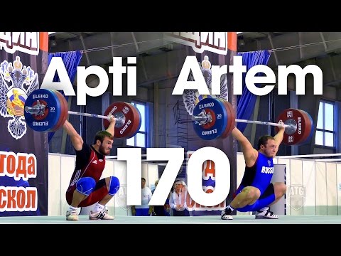 Apti Aukhadov & Artem Okulov 170kg Snatch 2015 Russian Weightlifting Championships