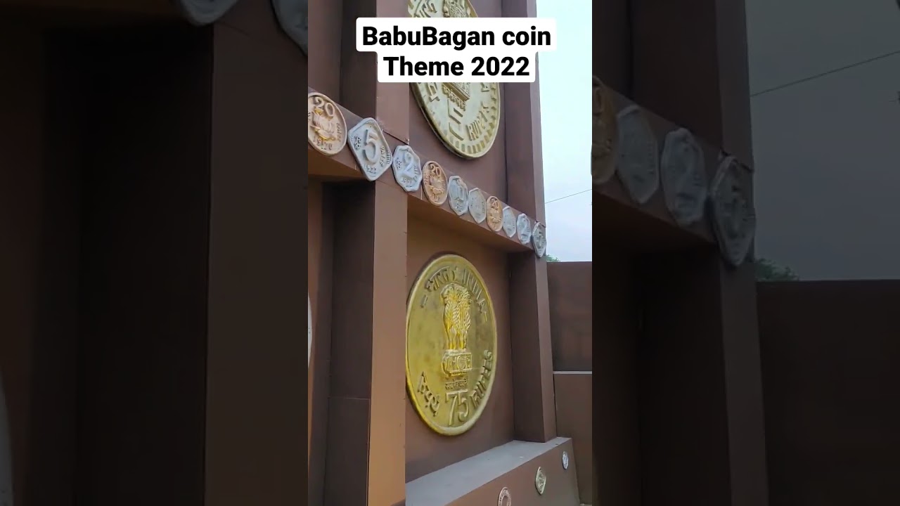 Dhakuria Babubagan durgapuja 2022|coin theme pandal 2022 