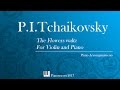 Pitchaikovsky  the flowers waltz  violin and piano  piano accompaniment