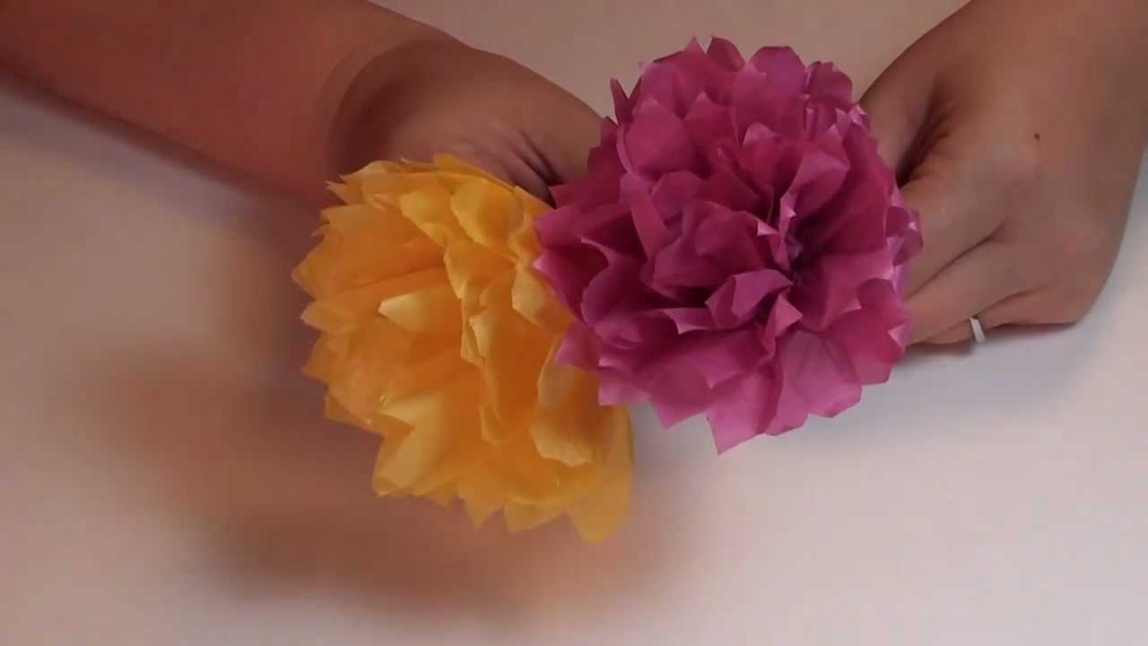 Tissue Paper Carnation · How To Make A Paper Flower · Papercraft