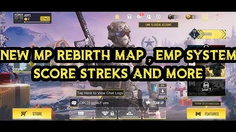 NEW SEASON 13 MP REBIRTH MAP EMP SYSTEM SCORE STREAK NEW ATTACHMENTS | CALL OF DUTY MOBILE | CODM