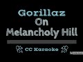 Gorillaz • On Melancholy Hill (CC) [Karaoke Instrumental Lyrics]