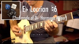 Writing modal etudes with dice Locrian 6