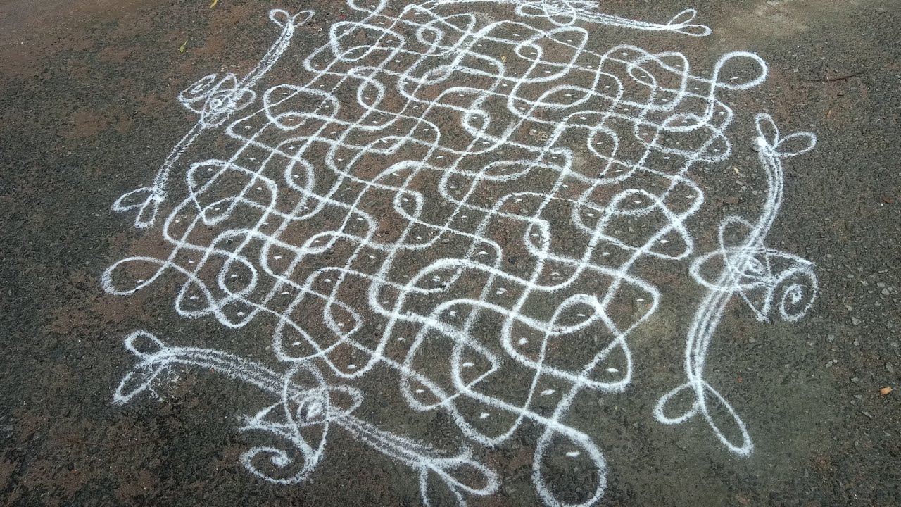 அழகான சிக்கு கோலம்👈🏻💥15-1/#indianart #muggulu #dialyrangoli #kolam #indianrangole #trending#viral